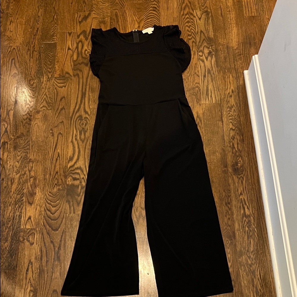 Michael Kors Black Sleeveless Jumpsuit